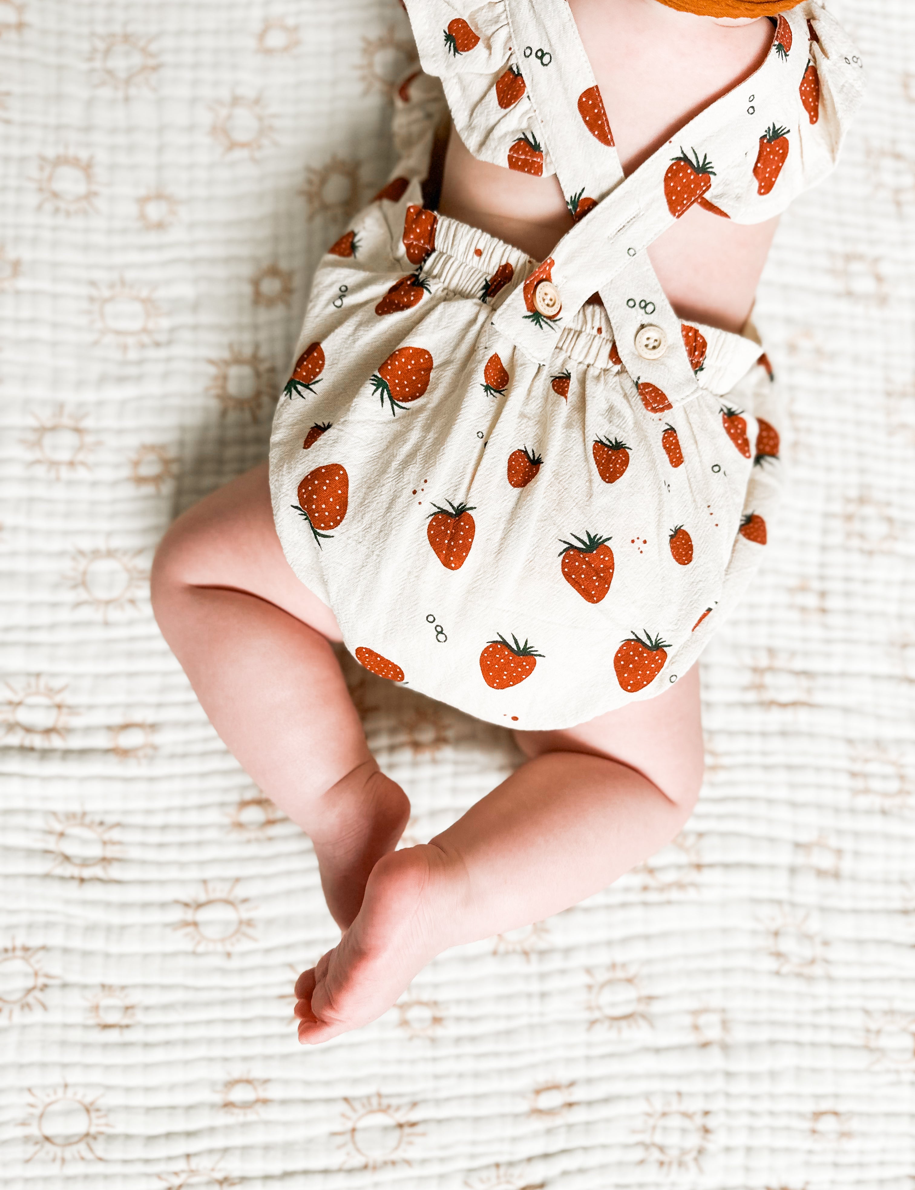 Strawberry Shortcake Ruffle Romper
