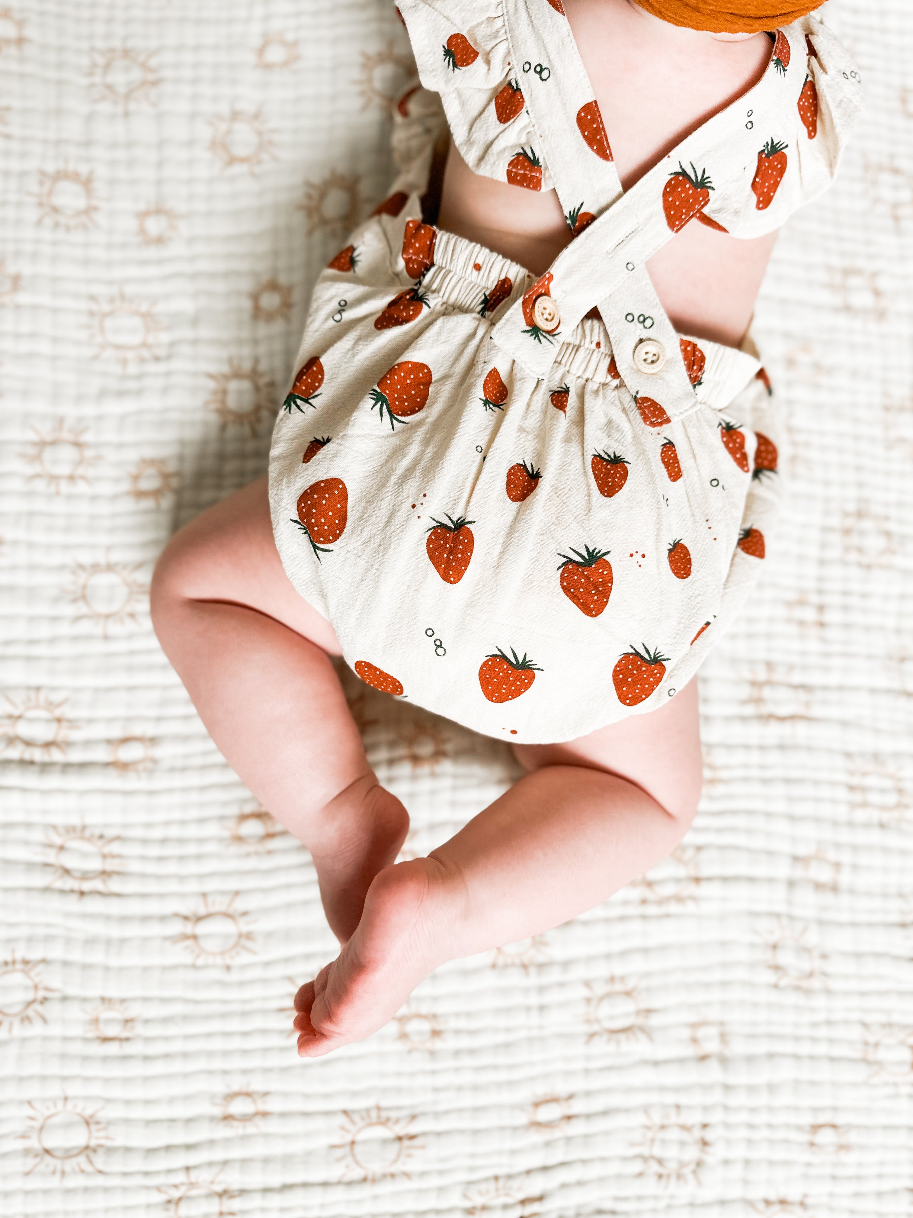 Strawberry Shortcake Ruffle Romper