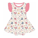 Bamboo Ruffle Twirl Dress & Romper