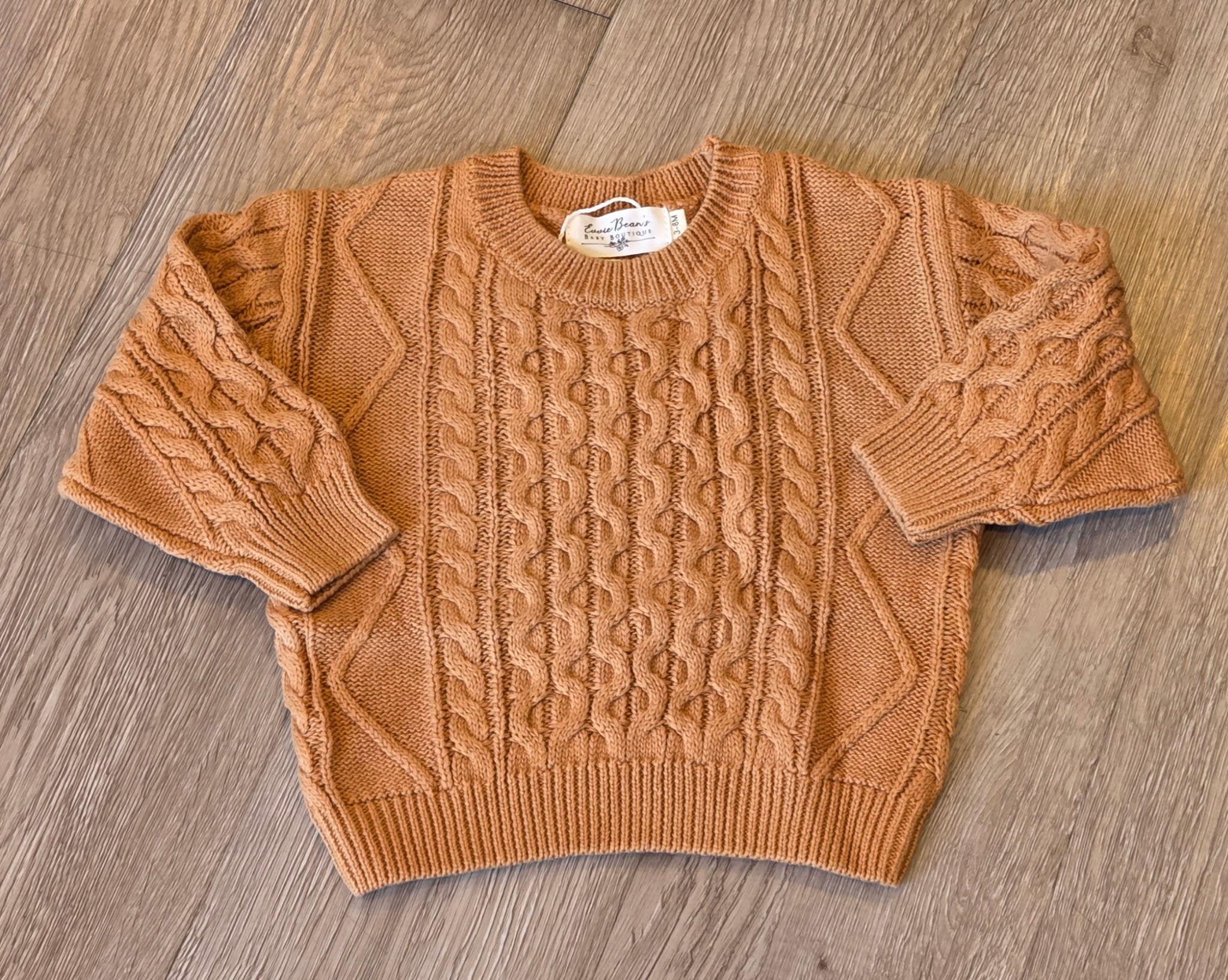 Cable Knit Cotton Pullover