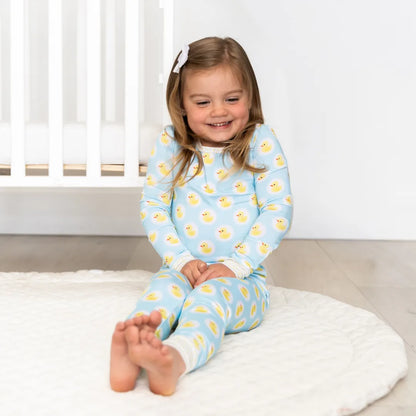 Rubber Duckie Two Piece Bamboo Sleeper Set