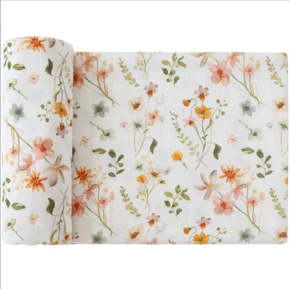 Bamboo & Muslin Swaddle | Little Wildflower