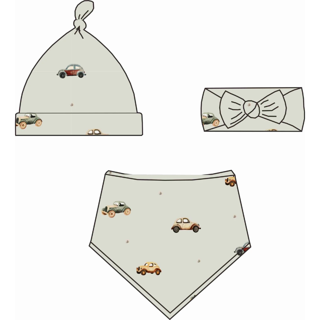 Spring/ Summer Bamboo Accessories | Bibs, Bows, Hats