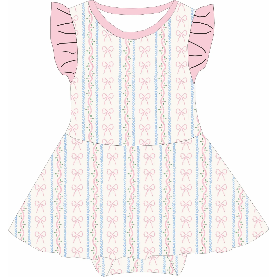 Bamboo Ruffle Twirl Dress & Romper