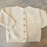 Madeline Scallop Trim Cardigan