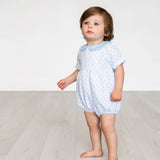 Gender Neutral Peter-Pan Collar Bubble Romper