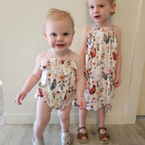 Floral Chicken & Gingham Shortie
