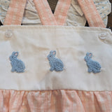 Gingham Bunny Romper