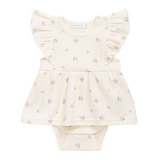 Jamie Kay Organic Cotton Rib Elianna Playsuit - Emma Whisper