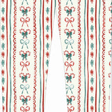 Mistletoe Bows Adult Bamboo Jogger