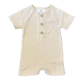 Ribbed Cotton Baby Romper