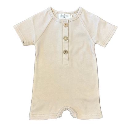Ribbed Cotton Baby Romper