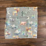 Bamboo & Muslin Swaddle | Midnight Moose