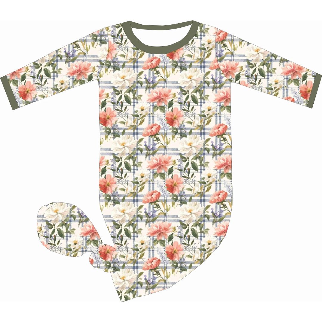 Infant Bamboo Gowns (0-6M)