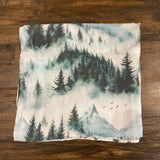 Bamboo & Muslin Swaddle | Winter Forest