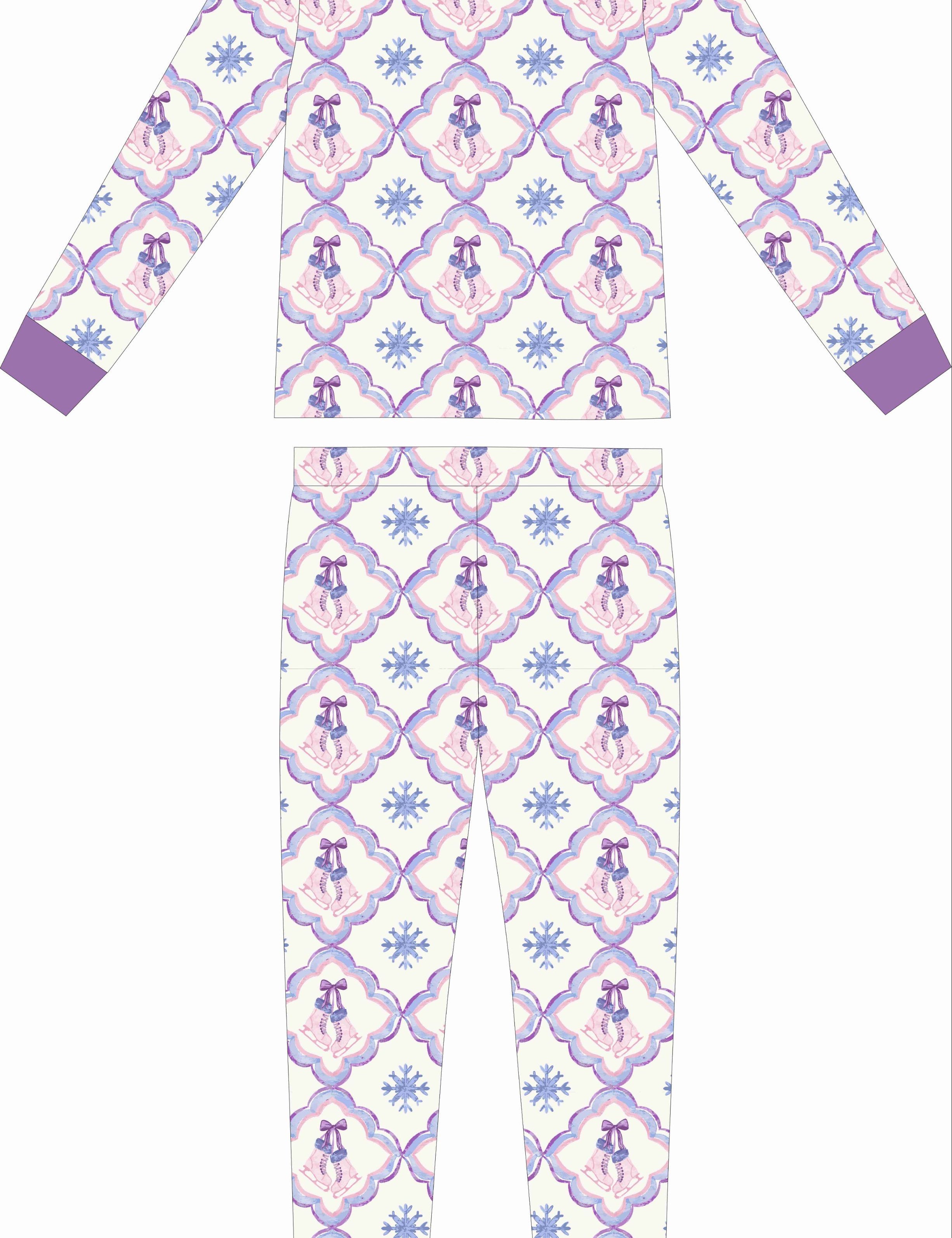 Ice Princess Two Piece Bamboo Sleeper Set