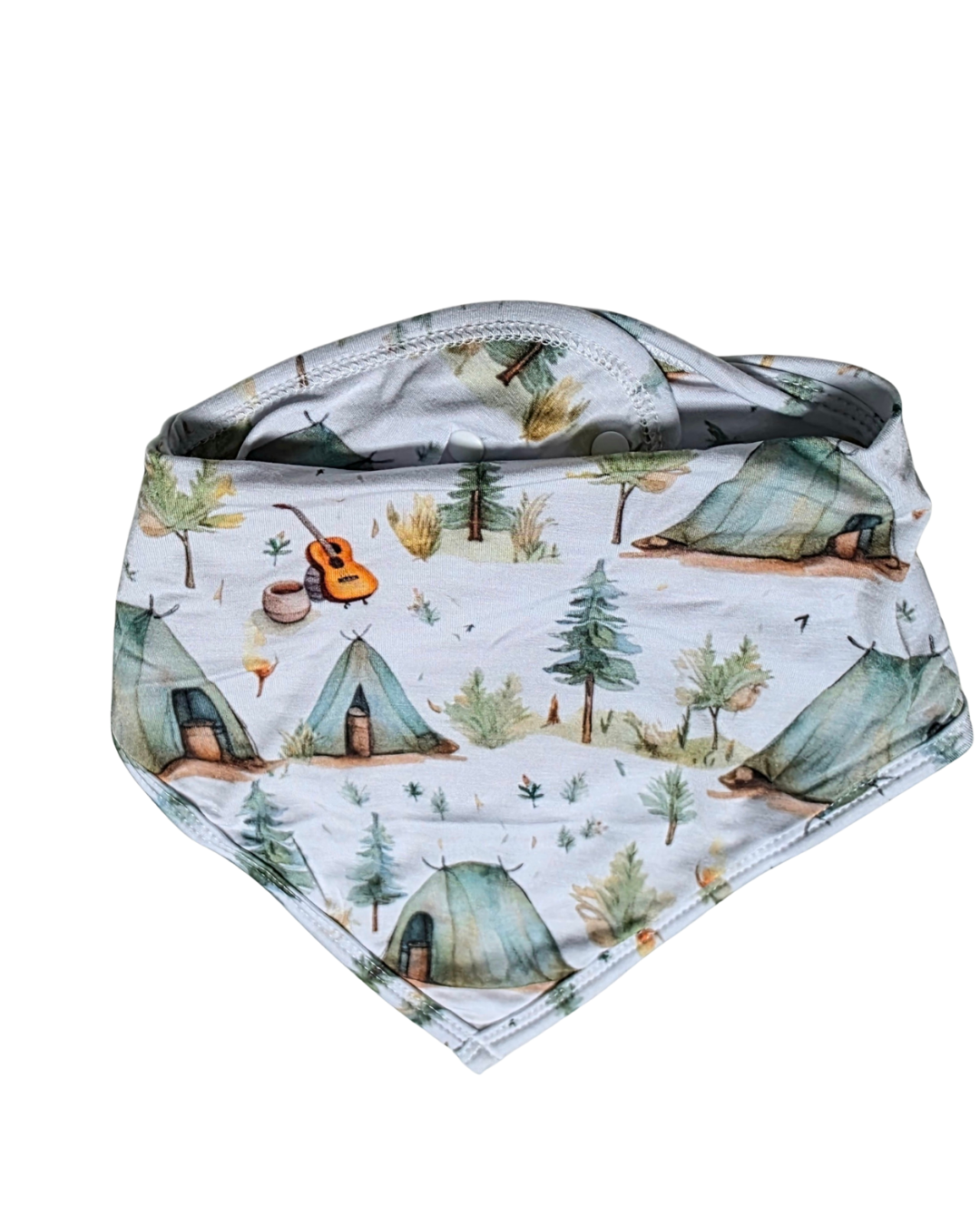 Bamboo Accessories | Bows, Hats, Bibs Cozy Campfire Bib