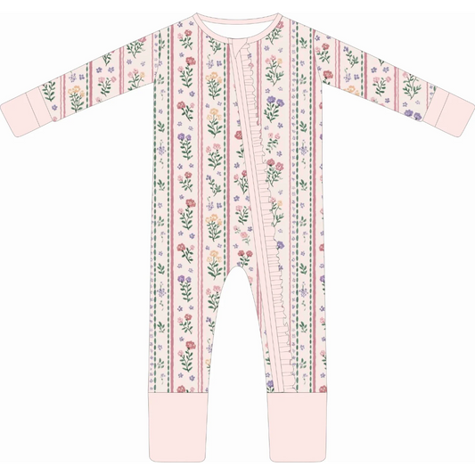 Girls Infant Bamboo Sleeper