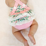 Rosewood Lace Floral Romper