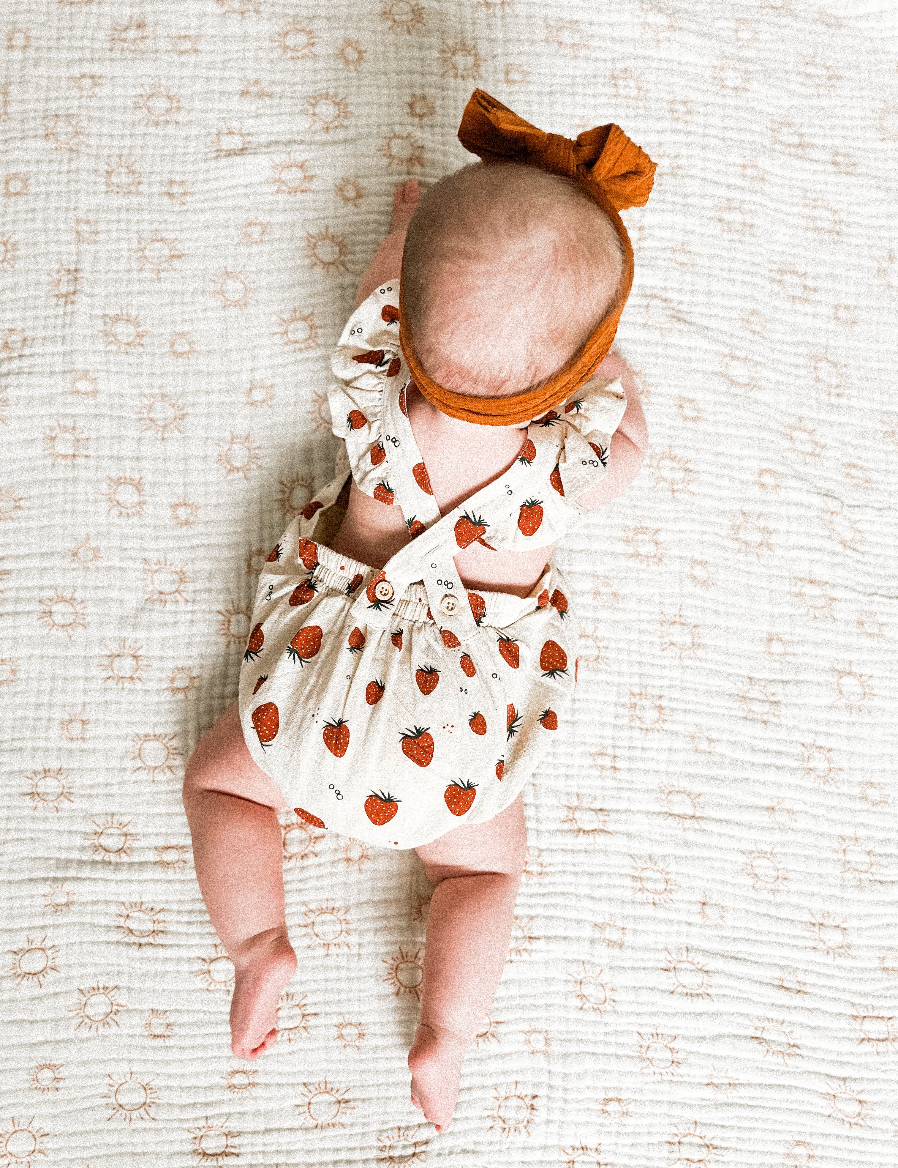 Strawberry Shortcake Ruffle Romper