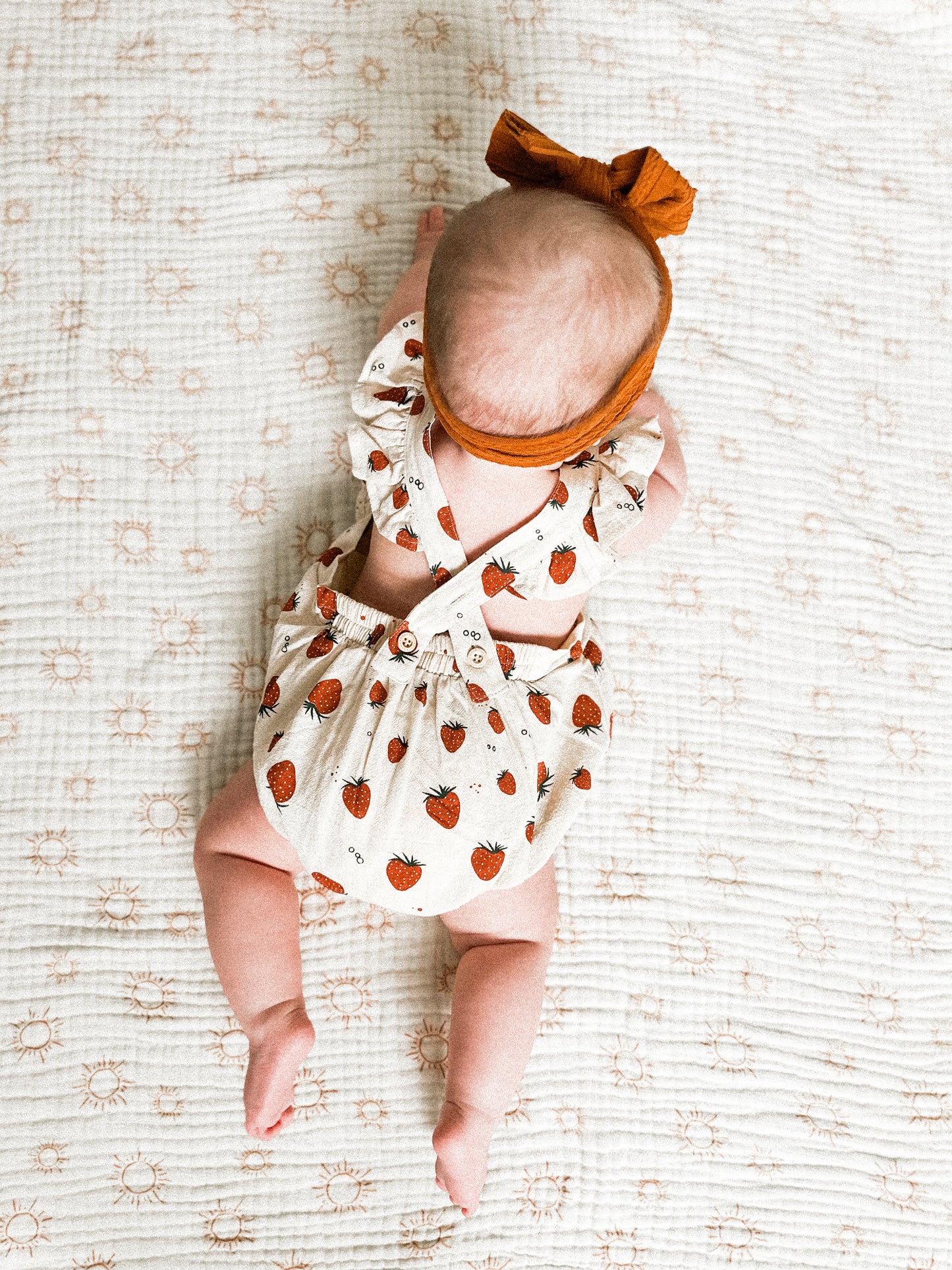 Strawberry Shortcake Ruffle Romper