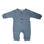 Harrison Waffle Knit Pocket Romper
