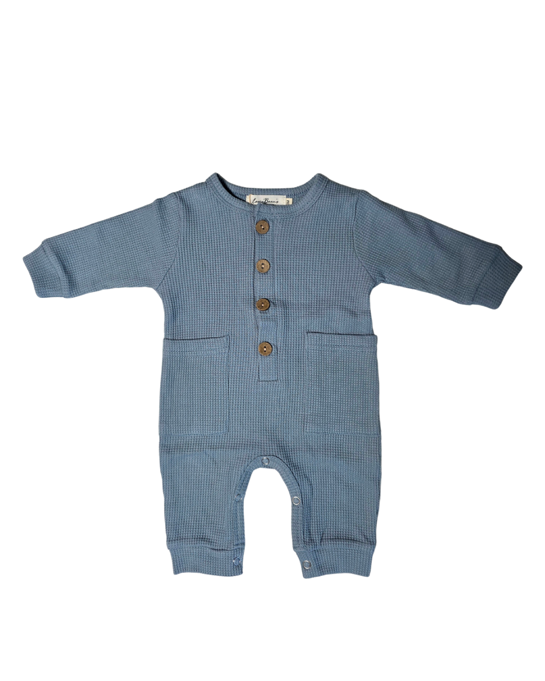 Harrison Waffle Knit Pocket Romper