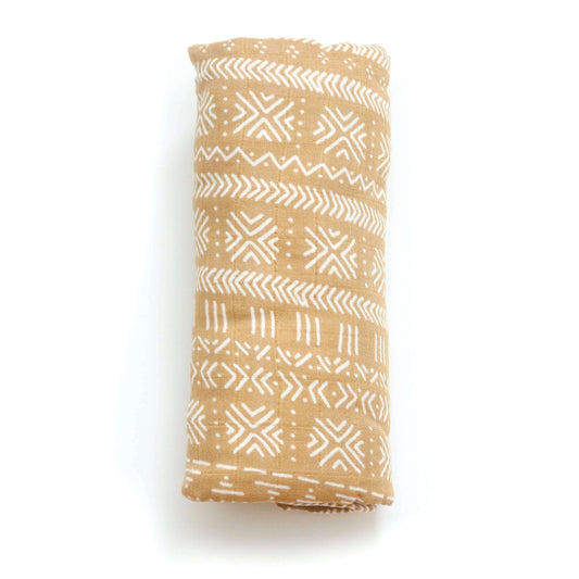 Muslin Swaddle - Zig Zag - Evvie Bean's Baby Boutique