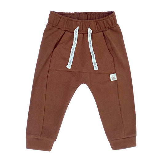 PNW Baby Pocket Jogger- Rust - Evvie Bean's Baby Boutique