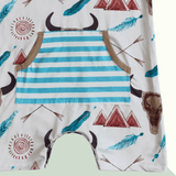 Bulls & Arrows Hoodie Tank Romper