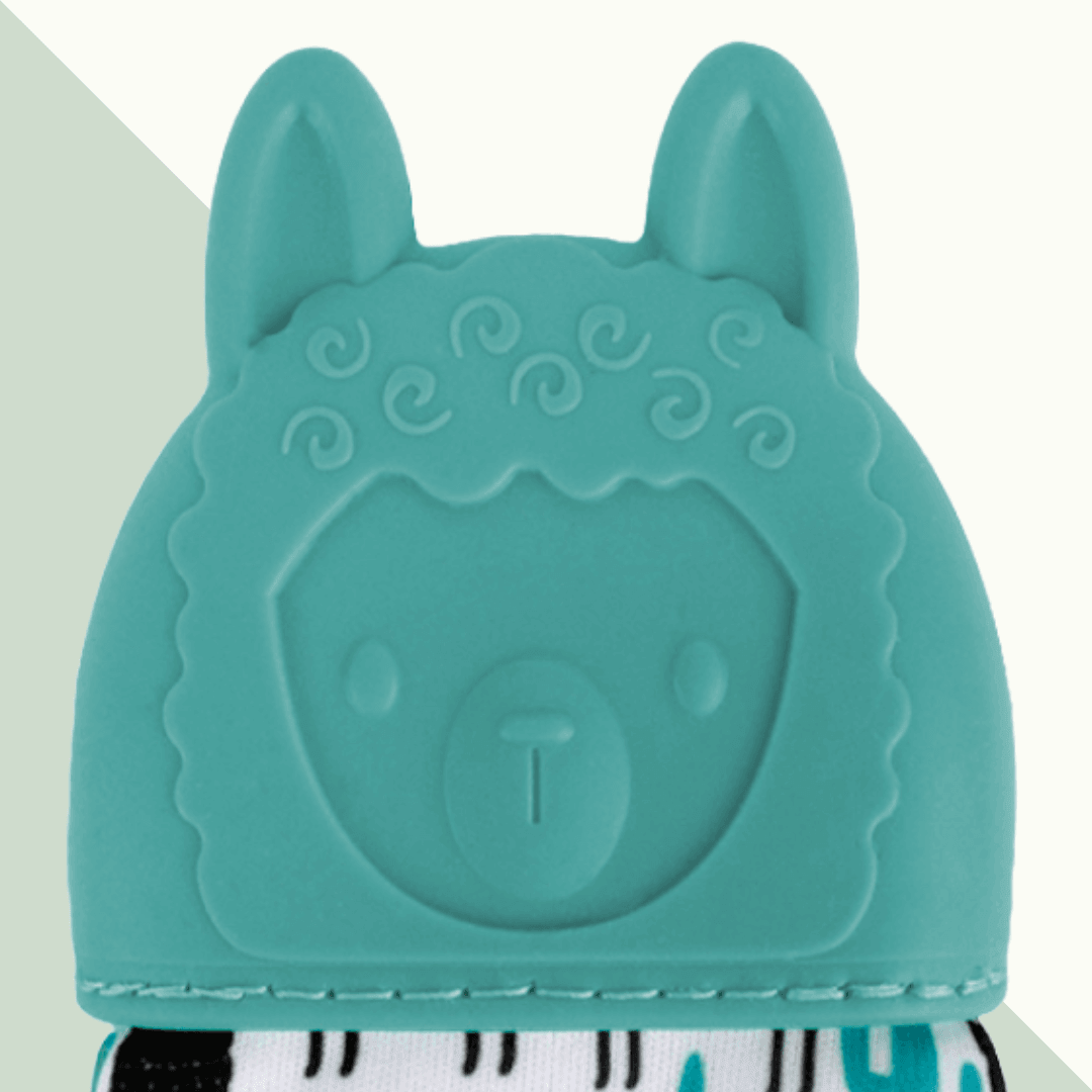 Itzy Mitt™ Silicone Teethering Mitt - Llama - Evvie Bean's Baby Boutique