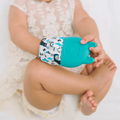 Itzy Mitt™ Silicone Teethering Mitt - Llama - Evvie Bean's Baby Boutique