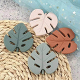 Monstera Leaf Silicone Teether