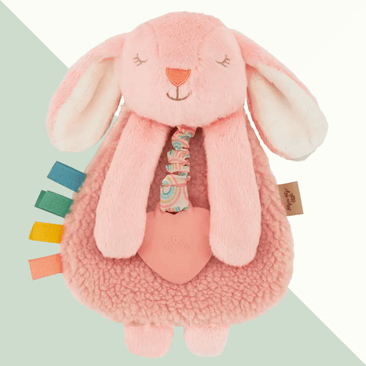 Itzy Lovey™ Bunny Plush + Teether - Evvie Bean's Baby Boutique